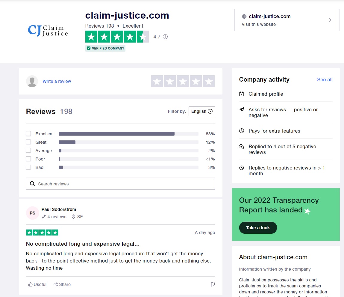 https://www.trustpilot.com/review/claim-justice.com